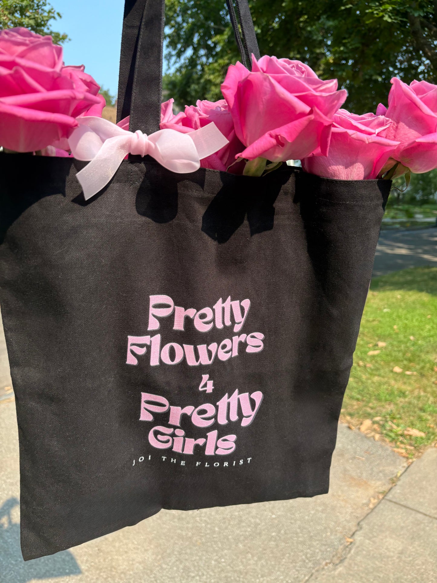 Pretty Flowers 4 Pretty Girls— Farmers Market Tote Bag